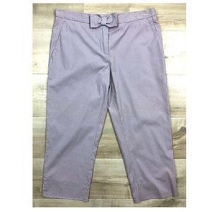 Moschino Cheap And Chic Womens Pants Cropped Bow L